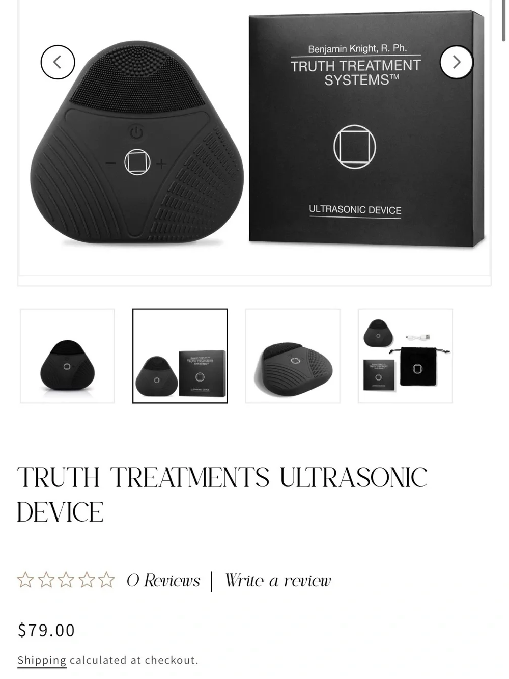 Truth Treatments Ultrasonic Device **new in package**